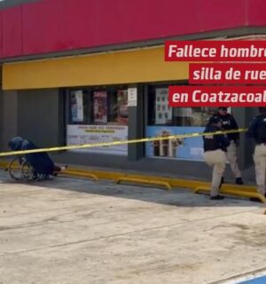 Fallece hombre en silla de ruedas afuera tienda de conveniencia