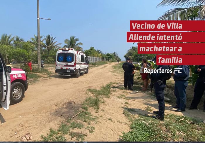 Vecino de Villa Allende intentó machetear a familia de la colonia Playa Azul