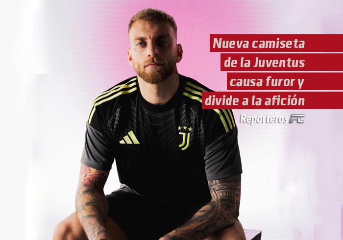 Nueva camiseta de la Juventus causa furor y divide a la afición