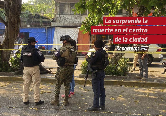 Lo sorprende la muerte en el centro de la ciudad