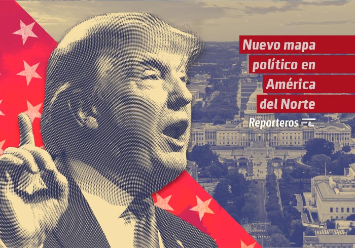 Nuevo mapa político en América del Norte