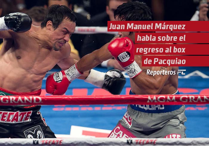 Juan Manuel Márquez rompe el silencio sobre el regreso de Pacquiao