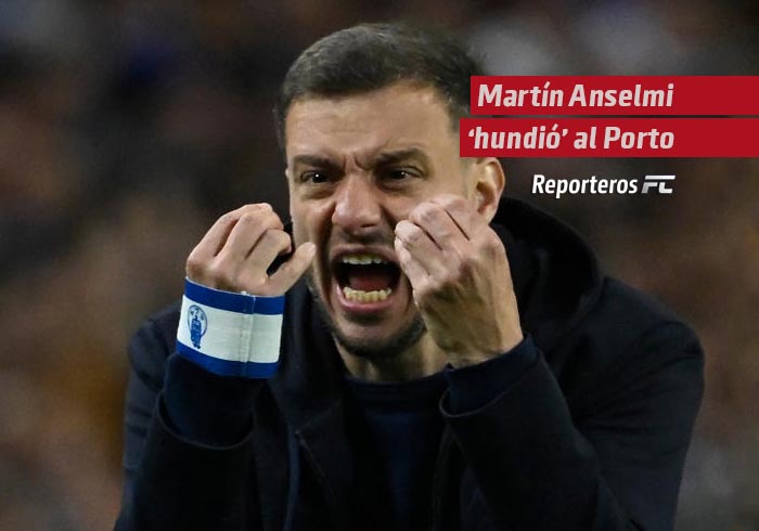 Martín Anselmi ‘hundió’ al Porto