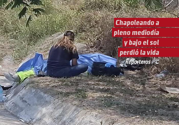 Chapoleando a pleno mediodía y bajo el sol perdió la vida