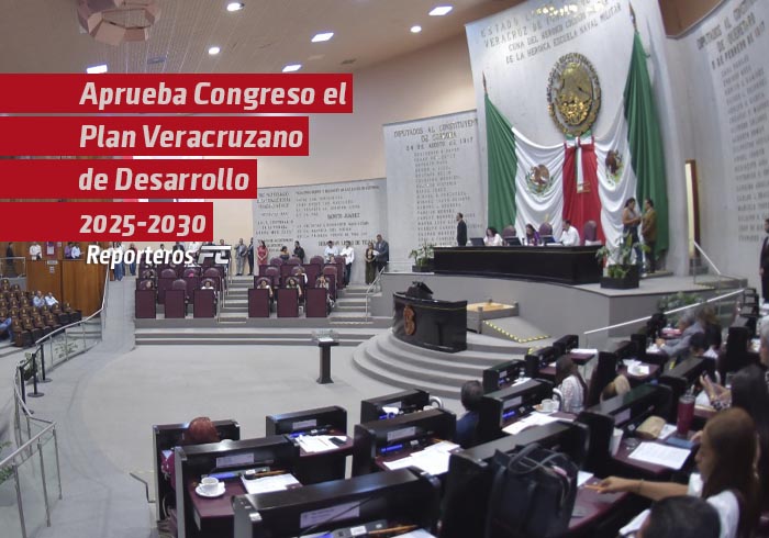 Aprueba Congreso el Plan Veracruzano de Desarrollo 2025-2030