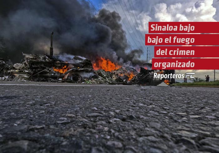Grupos delictivos paralizan carreteras en cinco municipios de Sinaloa