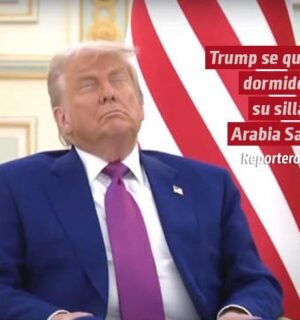Trump se queda dormido en su silla en Arabia Saudí