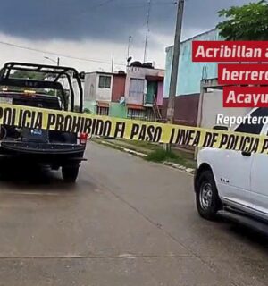 Acribillan a un herrero en Acayucan