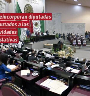 Se reincorporan diputadas y diputados a las actividades legislativas
