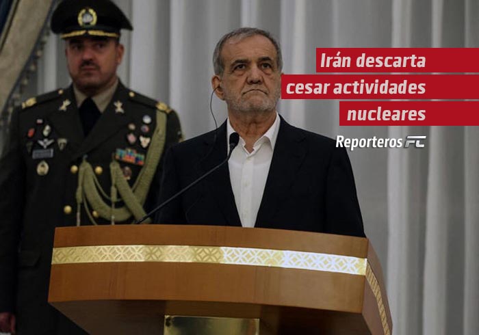 «Bajo ninguna circunstancia»: Presidente de Irán descarta cesar actividades nucleares y amenaza con respuesta «más devastadora»