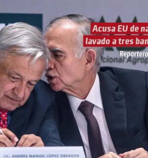 Acusa EU de narco lavado a tres bancos