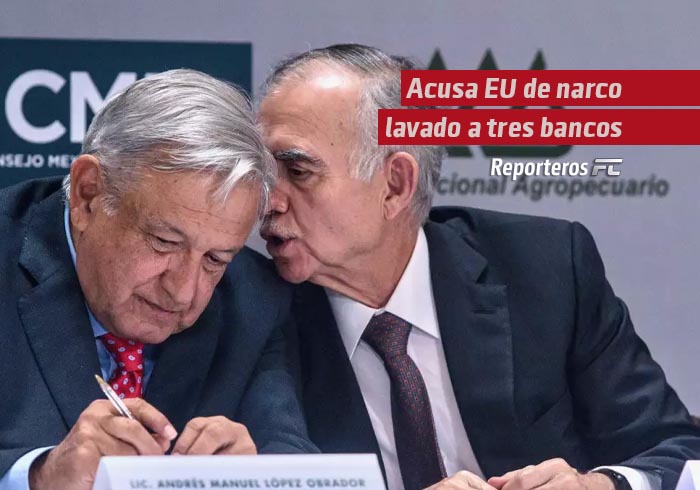 Acusa EU de narco lavado a tres bancos