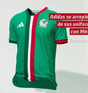 Adidas se arrepiente de sus uniformes con México