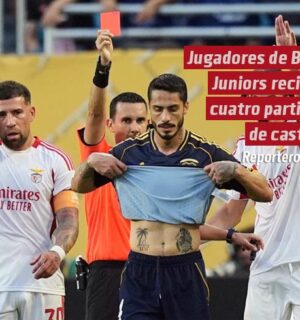 Jugadores de Boca Juniors reciben cuatro partidos de castigo en Mundial de Clubes