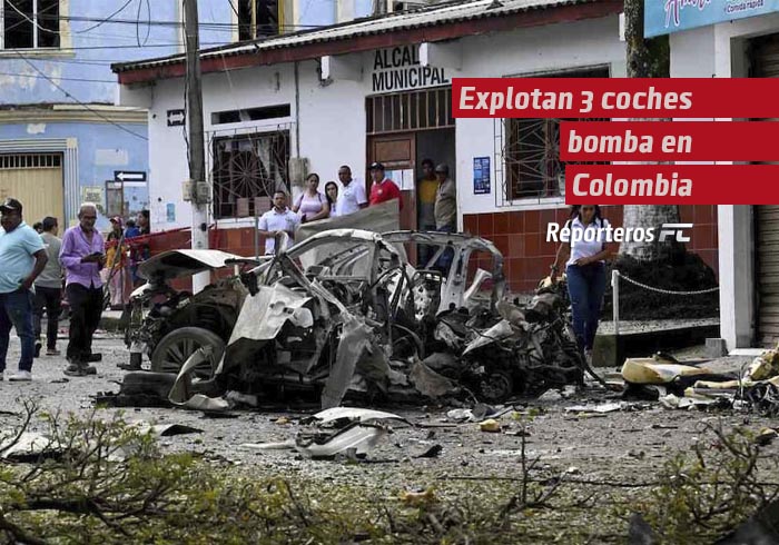 Explotan 3 coches bomba en Colombia