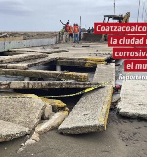 Coatzacoalcos es la ciudad más corrosiva en el mundo