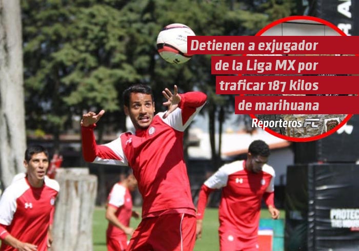 Detienen a exjugador de la Liga MX por traficar 187 kilos de marihuana