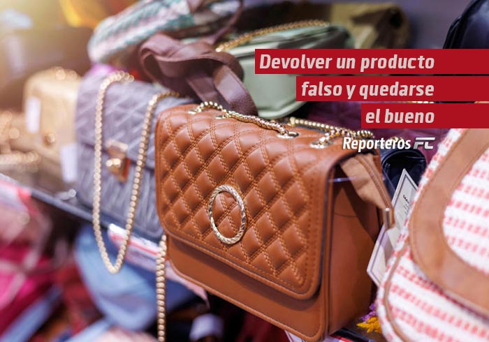 Devolver un producto falso y quedarse el bueno