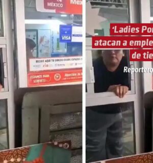 VIDEO | ‘Ladies Porky’ atacan a empleado de tienda
