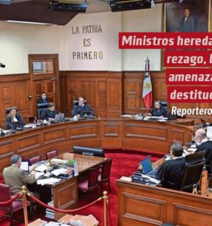 Ministros heredarán rezago, bajo amenaza de destitución