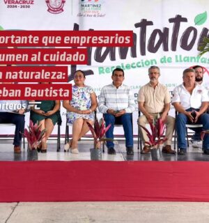 Importante que empresarios se sumen al cuidado de la naturaleza: Esteban Bautista