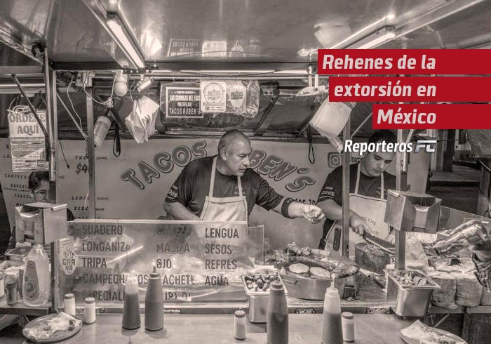 Rehenes de la extorsión en México