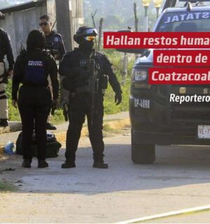 Hallan restos humanos dentro de una maleta en Coatzacoalcos