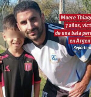Muere Thiagó de 7 años, recibió una bala perdida mientras esperaba el autobús junto a su padre