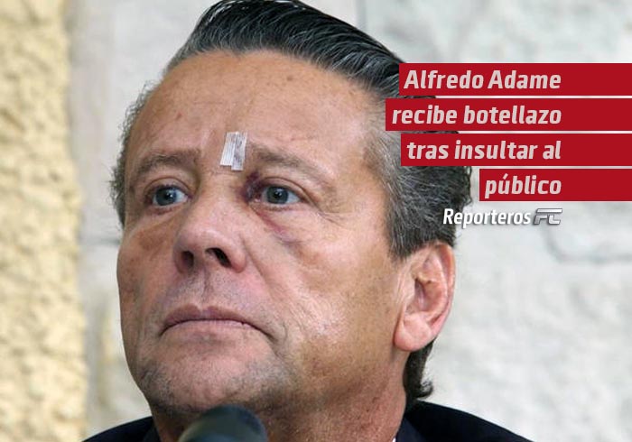 Alfredo Adame recibe botellazo tras insultar al público en el Pride de CDMX