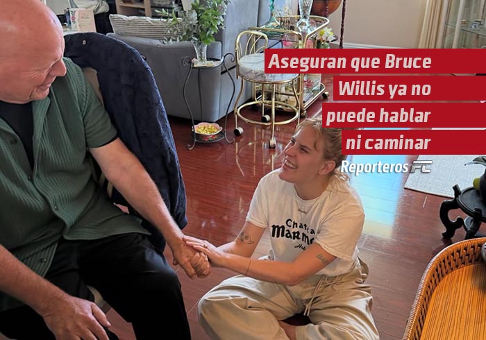 Aseguran que Bruce Willis ya no puede hablar ni caminar