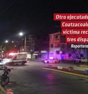 Otro ejecutado en Coatzacoalcos; víctima recibió tres disparos