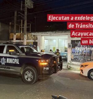 Ejecutan a exdelegado de Tránsito de Acayucan en un billar