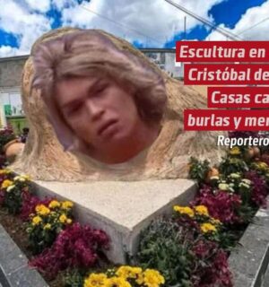 Escultura en San Cristóbal de las Casas desata burlas y memes en redes sociales