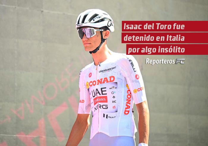 Isaac del Toro fue detenido en Italia por algo insólito