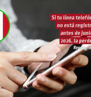 Si tu línea telefónica no está registrada antes de junio de 2026, vas a perderla