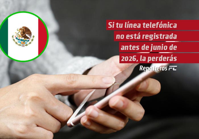 Si tu línea telefónica no está registrada antes de junio de 2026, vas a perderla