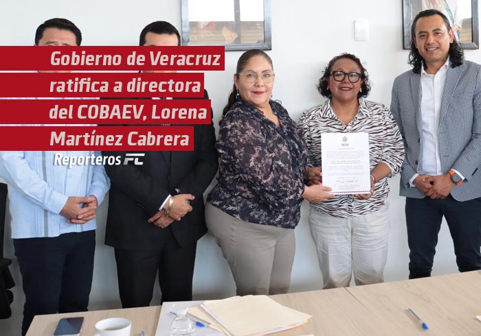 Gobierno de Veracruz ratifica a directora del COBAEV