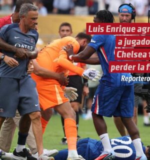  VIDEO | Luis Enrique agrede a jugador de Chelsea tras perder la final