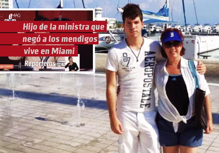 Escándalo en Cuba: hijo de la ministra que negó a los mendigos vive en Miami y pidió residencia en EU