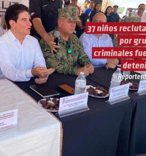 En Sonora han sido detenidos 37 niños reclutados por grupos criminales