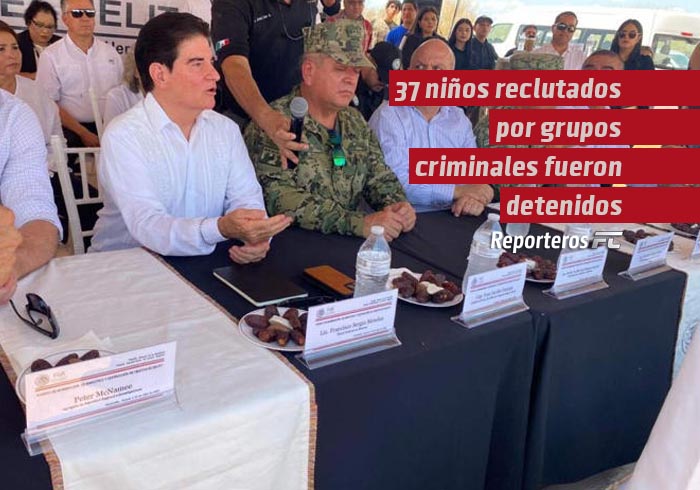 En Sonora han sido detenidos 37 niños reclutados por grupos criminales