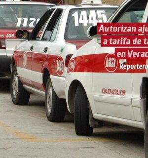 ¡Oficial! Autorizan ajuste a tarifa de taxis en Veracruz