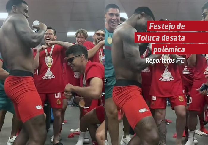 ¡Esa mano! Festejo de Toluca desata polémica