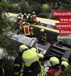 Descarriló un tren en el suroeste de Alemania