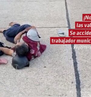 ¡No vio las vallas!