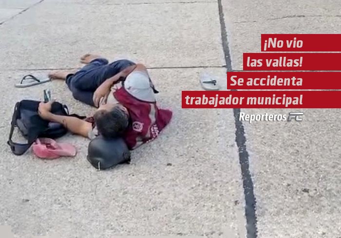 ¡No vio las vallas!