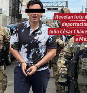 ¡Esposado y encadenado! Revelan foto de la deportación de Julio César Chávez Jr. a México
