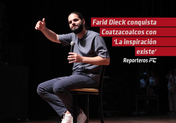 Farid Dieck conquista Coatzacoalcos con La inspiración existe