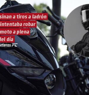 Asesinan a tiros a plena luz del día a ladrón que intentaba robar la motocicleta a una mujer