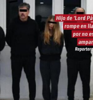 Hijo de ‘Lord Pádel’ rompe en llanto al enterarse que el amparo solo aplicaba para su padre